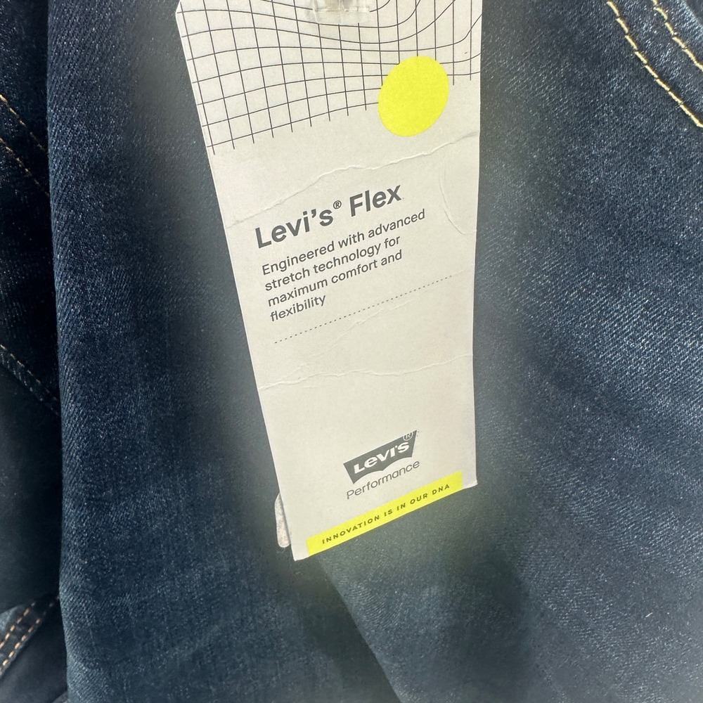Levi's 541 Athletic Taper Men 50x29 Dark Blue Solid Athletic Fit Modern NEW - Picture 12 of 12